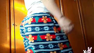 Big Tits Euro Slut Teases In Pajamas With Farts And Ass Play