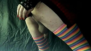 Strap-On Pegging Woman Fucks Pantied Guy to Hands-Free Ejaculation!