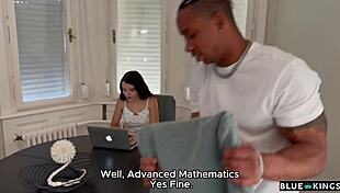 Naughty teen rides her two horny roommates hard in wild dorm threesome