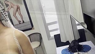 Neighbor spies on me then fucks my pussy and ass raw