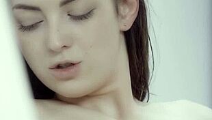 Young Czech Tera Link's sensual moans build to orgasms