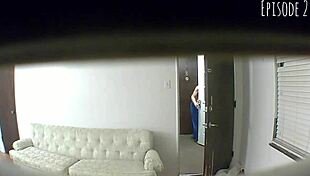 Spy Cam Catches Ebony Handjob Cum In Mouth Explosion
