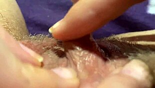 huge clit throbs in closeup homemade orgasm explosion