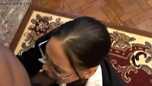 White Milf Craves Sucking That Massive Black Cock Deep