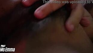 Ms Emma's big juicy Filipina tits tempt and tease in solo play