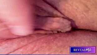 horny milf fingers wet pussy with vibrator to squirting orgasm