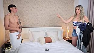 Mature Stepmother Monique Fuentes Deflowers Stepson Esteban Gamboa Bareback