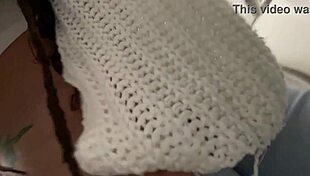 Brunette Pees on European Plane Ride