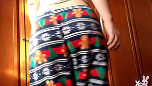 Big Tits Euro Slut Teases In Pajamas With Farts And Ass Play