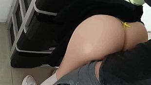 she begged for a massage but we ended up pounding her huge ass in taboo play