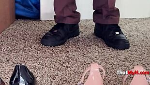 I found stepmom Anna Kolbas dirty polaroids with step uncles now she pays with group sex for cash