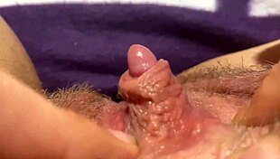 huge clit throbs in closeup homemade orgasm explosion