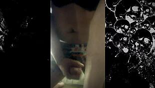 amateur shemale khora strokes muscular cock on webcam