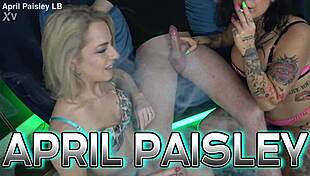 double smokey blowjob tempts with april paisley and vixen v's lingerie tease