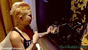 i made cum coffee for my slutty tattooed ex-girlfriend to swallow