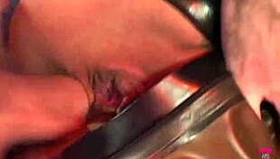 Tied blonde watches husband deepthroat then assfuck lingerie brunette bent over