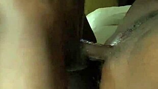 our ebony big tits couple squirts huge in slow mo cumshot