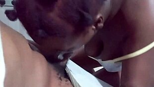 Cum All Over Me! Dirty Ebony Slut Sucks Big Cock Sloppily