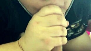curvy brunette pov tits out sloppy deepthroat blowjob