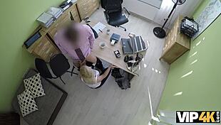hey dulce nena, why give up that sweet pussy to a naughty loan agent?!