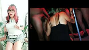 Homemade gangbang bukkake hits emo amateurs in mexican cabinas