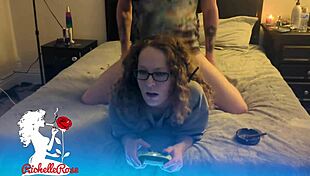 Freeuse Fortnite Gamer Girl Fucked Rough and Creampied Full