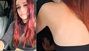 Babe your wife's getting railed by friends on the street flashing her ass for everyone!