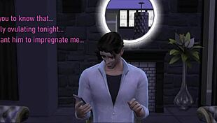 sims 4 anniversary cuckold wife creampied by bbc while hubby watches