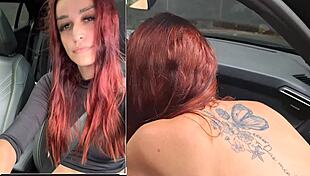 Babe your wife's getting railed by friends on the street flashing her ass for everyone!