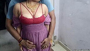 indian bhabhi tempts hard sex pleasures in sheer sexy gown tonight
