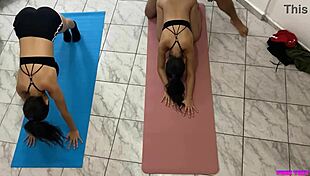 Padrastro Trains Hot Adoptive Hijastras Then Fucks Them Hard In Yoga