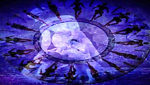 vintage beauty bends over for beast's doggystyle pounding