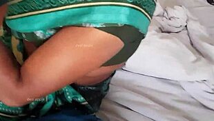maid suhasini kneels to suck that throbbing indian cock
