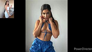 persian pierced babe parmida shah teases with her big arab ass curves