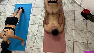 Padrastro Trains Hot Adoptive Hijastras Then Fucks Them Hard In Yoga