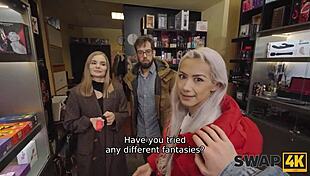 Kinky Swap4k Couples Seduce Random Girl for Wife-Swapping Hard Nailing