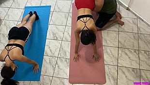 Padrastro Trains Hot Adoptive Hijastras Then Fucks Them Hard In Yoga