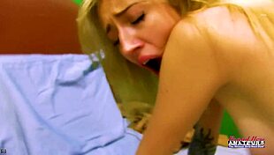 Petite Cutie Olyssia's Wet Pussy and Tight Ass Pounded Deep with Intense Pleasure