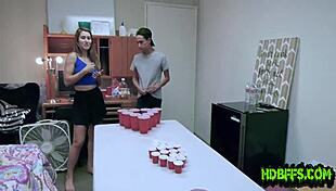 Dorm party teens suck cocks for hot facials