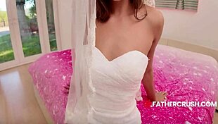 Teen bride confesses stepdad fantasies during husband's thrusts fathercrush taboo