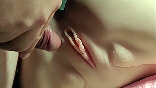 close-up shaved fuck doll anal rear entry pounding