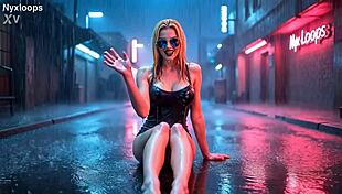 nyx loops debuts in cyberpunk fantasy with sexy outfits and big tits