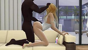 sims 4 anniversary cuckold wife creampied by bbc while hubby watches
