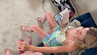 whoa those big tits in lingerie edge my cock to ruined orgasm mutual fun