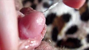 watch this big clit throb and explode in orgasm closeup!!