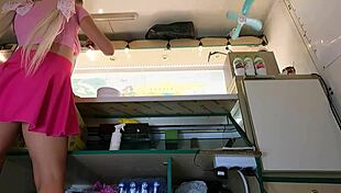 that pretty babe's sexy pussy under her skirt has no clue about the hidden cam voyeur at work upskirt slut pov naughty 😏📹💋