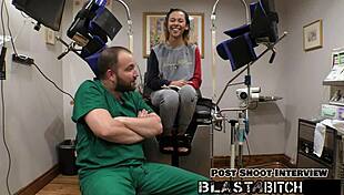 kalani luana sucks doctors cock twice then takes pov pussy pounding