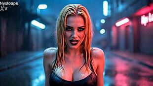 nyx loops debuts in cyberpunk fantasy with sexy outfits and big tits