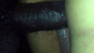 Big Black Cock Cums on Fat BBW Safada in Bathroom