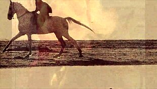 vintage beauty bends over for beast's doggystyle pounding